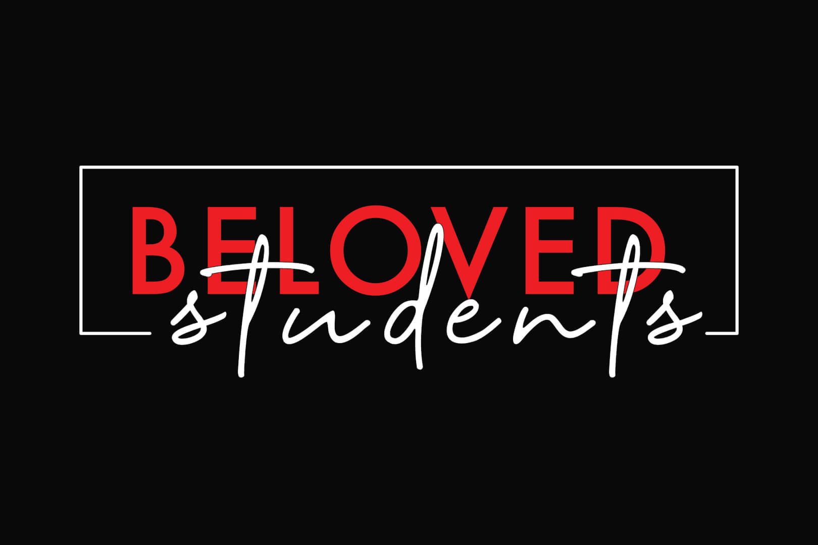 Beloved Students Black Back