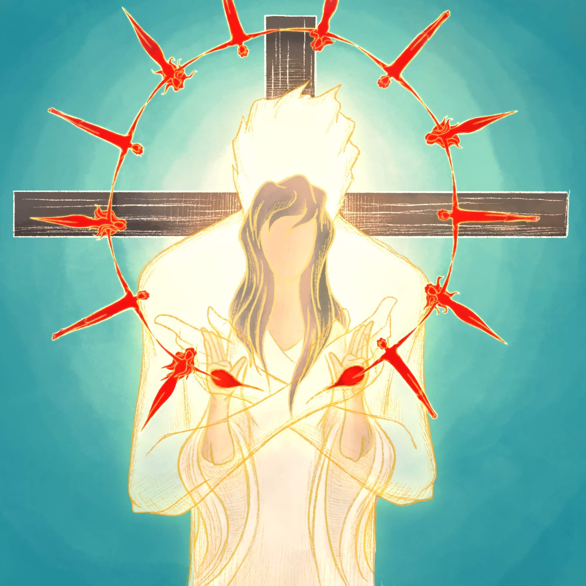 Бессмертие арт. Ад & рай. Картинки сама любовь взошла на крест. Siderate "Shadow behind the Cross.